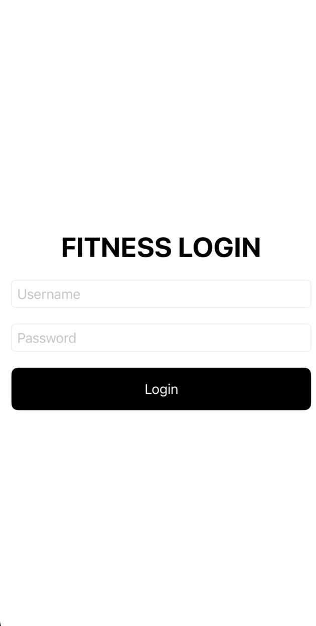 Fitness app